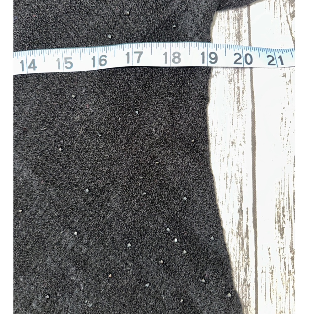 Eileen Fisher Jeweled 100% Wool Sweater Size Medium - Picture 4 of 8